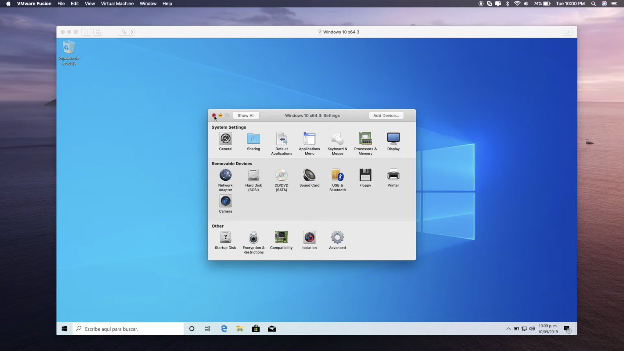 VMware Fusion Pro screenshot 4